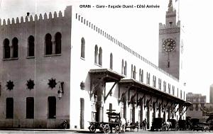 ORAN - GARE - FACADE OUEST